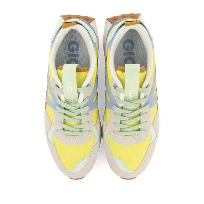 YELLOW SNEAKERS WITH MULTICOLOR DETAILS FOR WOMEN ADAIR